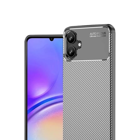 Galaxy A06 Kılıf Auto Focus Karbon Kapak - Gri