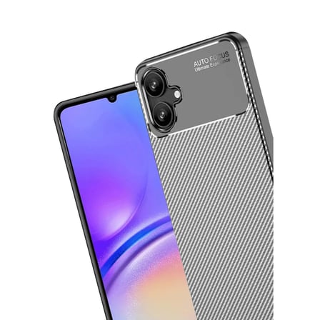 Galaxy A06 Kılıf Auto Focus Karbon Kapak - Gri