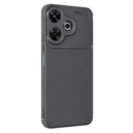 Redmi 13 4G Kılıf Auto Focus Karbon Kapak - Gri