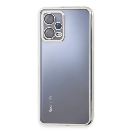 Redmi Note 12 Pro 5G Kılıf Razer Lensli Silikon - Gümüş
