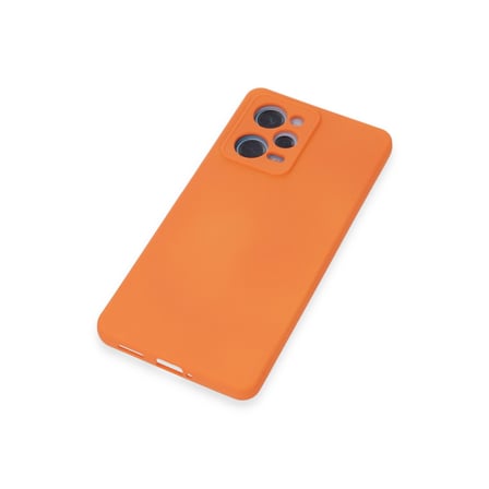 Redmi Note 12 Pro 5G Kılıf Nano içi Kadife Silikon - Turuncu