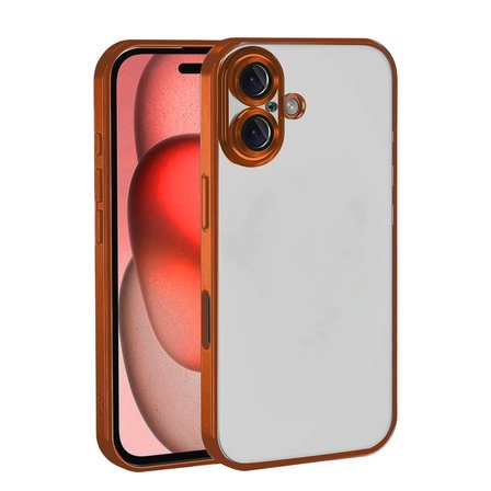 iPhone 17 Razer Lensli Silikon - Turuncu