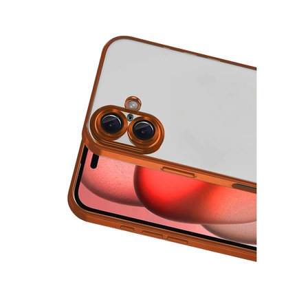 iPhone 17 Razer Lensli Silikon - Turuncu