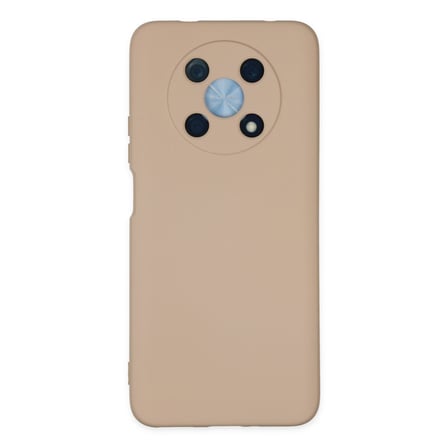 Nova Y90 Kılıf Nano içi Kadife Silikon - Pudra