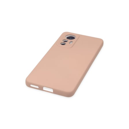 Mi 12 Lite Kılıf Nano içi Kadife Silikon - Pudra