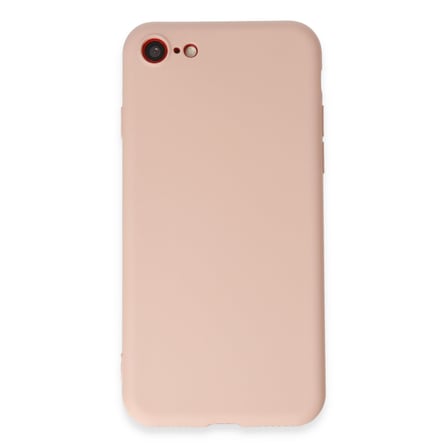iPhone 7 Kılıf First Silikon - Pudra