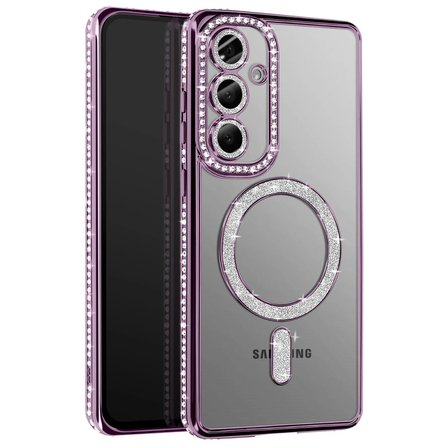 Galaxy S26 Joke Simli Magneticsafe Kılıf - Derin Mor