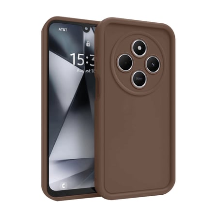 Redmi 14C Kılıf Viera Silikon - Kahverengi