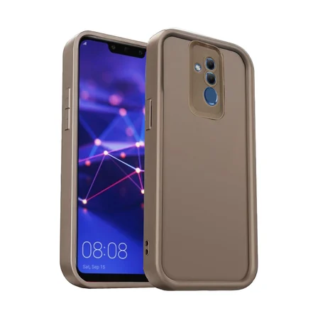 Mate 20 Lite Kılıf Viera Silikon - Kahverengi