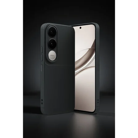 V50 Lite 4G Auto Focus Karbon Kapak - Kahverengi