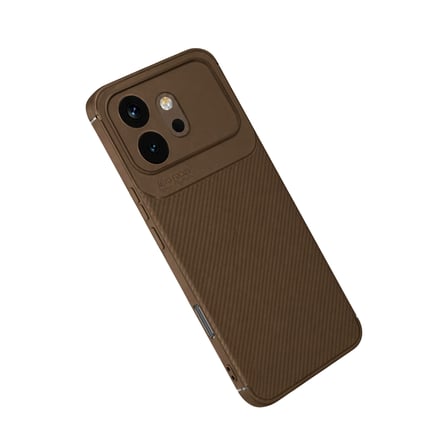 600 Auto Focus Karbon Kapak - Kahverengi