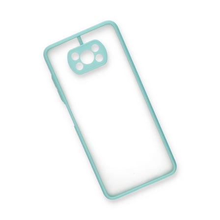 Pocophone X3 Kılıf Montreal Silikon Kapak - Turkuaz