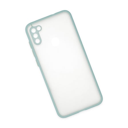 Galaxy A11 Kılıf Montreal Silikon Kapak - Turkuaz