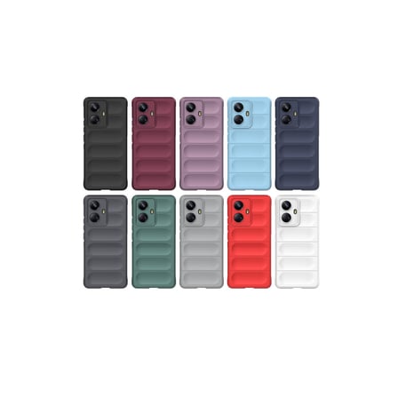 Realme 10 Pro 5G Kılıf Optimum Silikon - Bordo