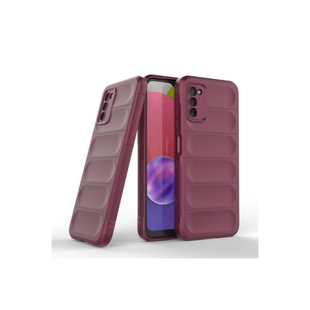 Galaxy A03S Kılıf Optimum Silikon - Bordo