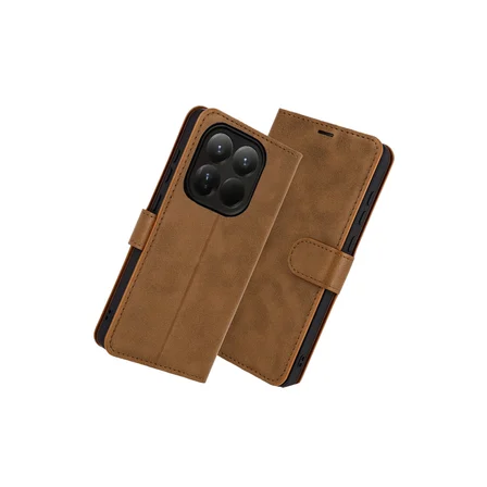 Mi 15T Trend S Plus Kapaklı Kılıf - Taba