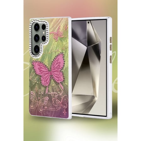 Galaxy S24 Ultra Kılıf Blade Aynalı Desenli Kapak - Desen 9