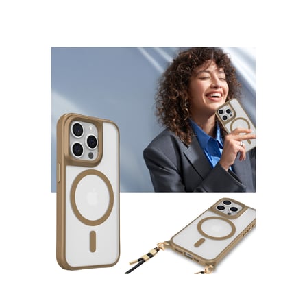 iPhone 15 Pro Max Kılıf Enka Magsafe Silikon Kılıf - Titan Gri