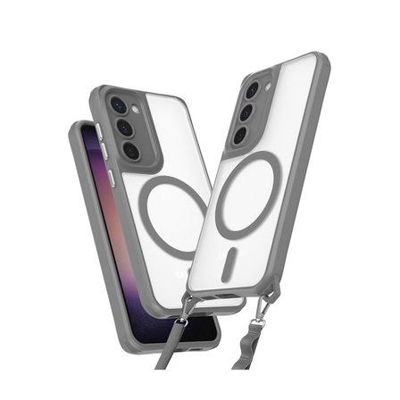 Galaxy S23 Kılıf Enka Magsafe Silikon Kılıf - Titan Gri