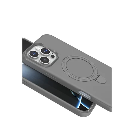 iPhone 16 Pro Regal Magsafe Standlı Kapak - Titan Gri