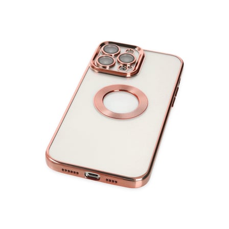 iPhone 14 Pro Max Kılıf Slot Silikon - Rose Gold