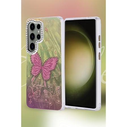 Galaxy S25 Ultra Kılıf Blade Aynalı Desenli Kapak - Desen 3
