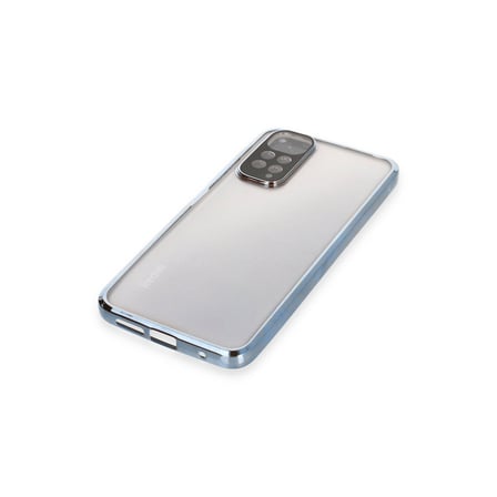 Redmi Note 11 Kılıf Razer Lensli Silikon - Açık Mavi