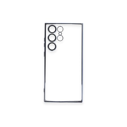 Galaxy S23 Ultra Kılıf Razer Lensli Silikon - Açık Mavi