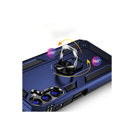 Galaxy A04S Kılıf Sofya Yüzüklü Silikon Kapak - Rose