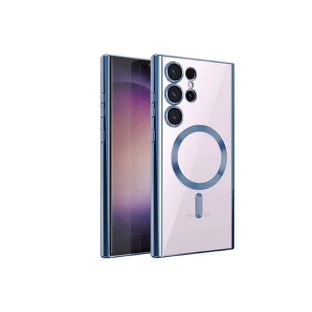 Galaxy S24 Ultra Kılıf Kross Magneticsafe Kapak - Sierra Blue