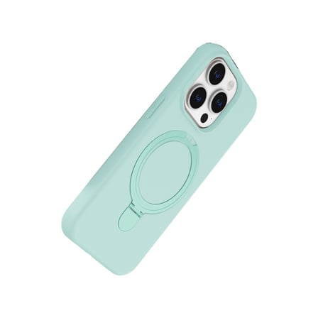 iPhone 15 Pro Max Regal Magsafe Standlı Kapak - Su Yeşili