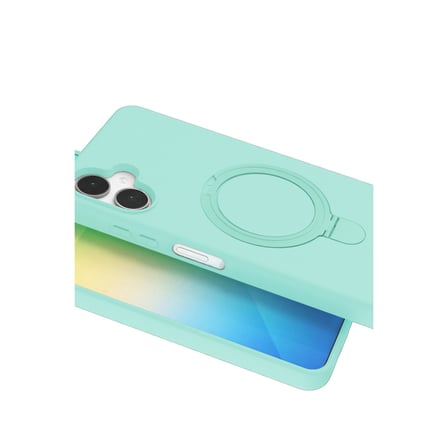 Galaxy A06 Regal Magsafe Standlı Kapak - Su Yeşili