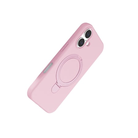 iPhone 17 Regal Magsafe Standlı Kapak - Açık Pembe