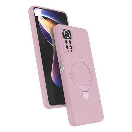 Redmi Note 12 Pro 4G Regal Magsafe Standlı Kapak - Açık Pembe