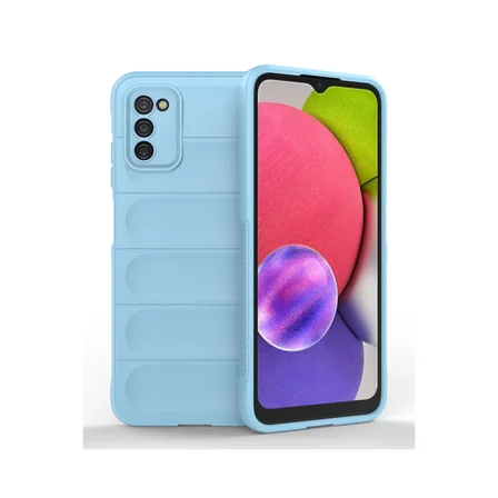 Galaxy A03S Kılıf Optimum Silikon - Sky Blue