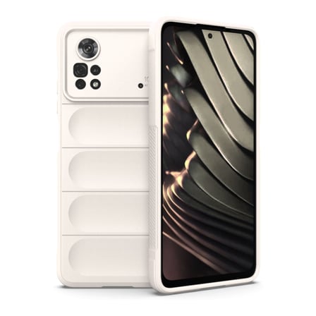 Poco X4 Pro 5G Kılıf Optimum Silikon - Krem