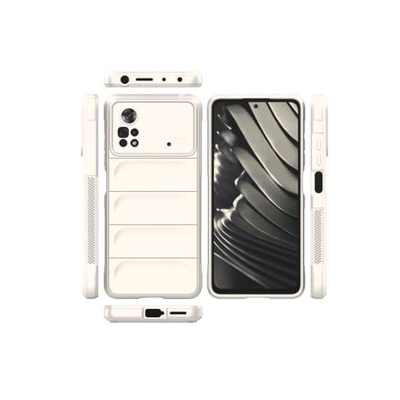 Poco X4 Pro 5G Kılıf Optimum Silikon - Krem
