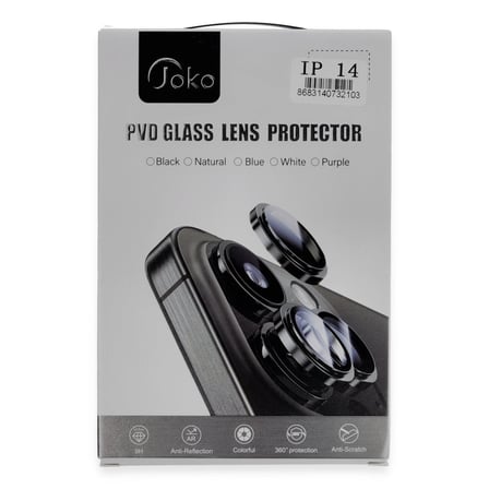iPhone 14 Pro Max PVD Metal Kamera Lens - Turuncu