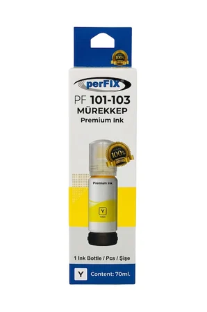 perFIX  T101UY Üniversal Sarı  T101Y - T103Y - T106Y - T112Y Sarı Şişe