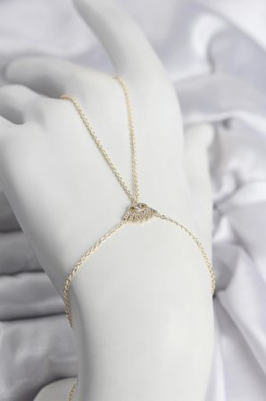 BUĞZ Pirinç Gold Renk Göz Model Kadın Şahmeran
