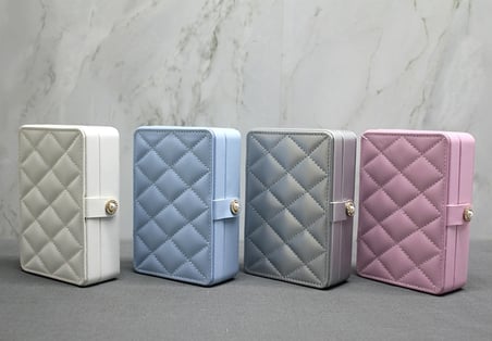 BUĞZ 16x11 cm Deri Kaplamalı Makyaj Ve Takı Kutusu