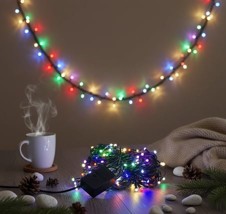 BUĞZ LED Damla Uçlu RGB Dekoratif Işık 10 Metre 100