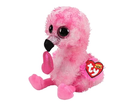 BUĞZ Ty Beanie Boos Kalpli Flamingo Peluş Dainty 15 cm