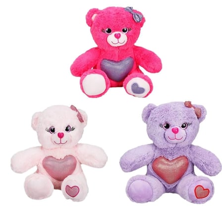 BUĞZ Renkli Sevimli Peluş Ayıcık 26 cm-1 Adet Stokta Olan Gönderilir