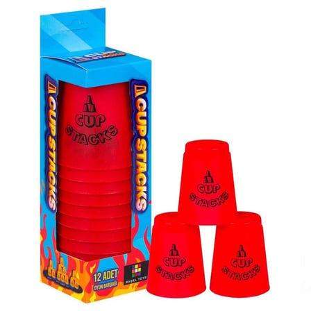 BUĞZ Cup Stacks Bardak Oyunu - 2008BŞL  - Stokta Olan Renk Gönderilir