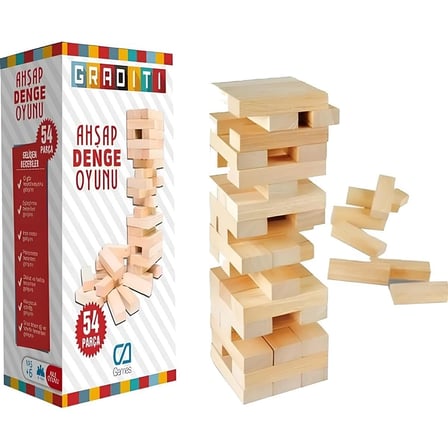 BUĞZ Graditi Ahşap Denge Oyunu Küçük Boy CA.10008