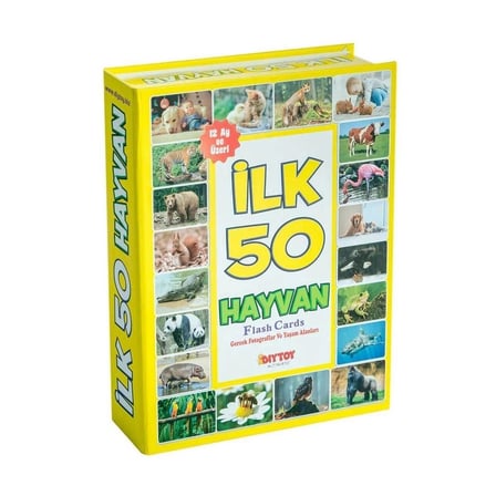 BUĞZ 1352 Flash Cards İlk 50 Hayvan