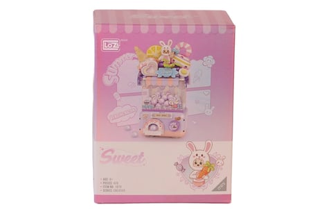 BUĞZ LZ1679 LOZ  Sevimli Gashapon Makineleri MOR  BLOCK OYUNCAK 428 PRÇ