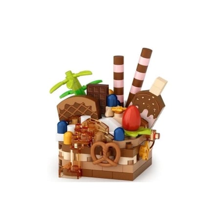 BUĞZ LZ-8642 LOZ ÇİKOLATALI PASTA 160 PARÇA BLOCK OYUNCAK-MİNİ POŞET