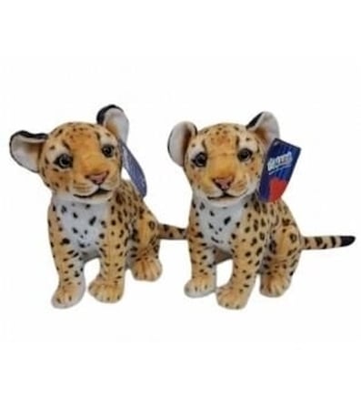 BUĞZ PL50134 25 CM OTURAN KÜÇÜK KAHVERENGİ LEOPAR-HLY